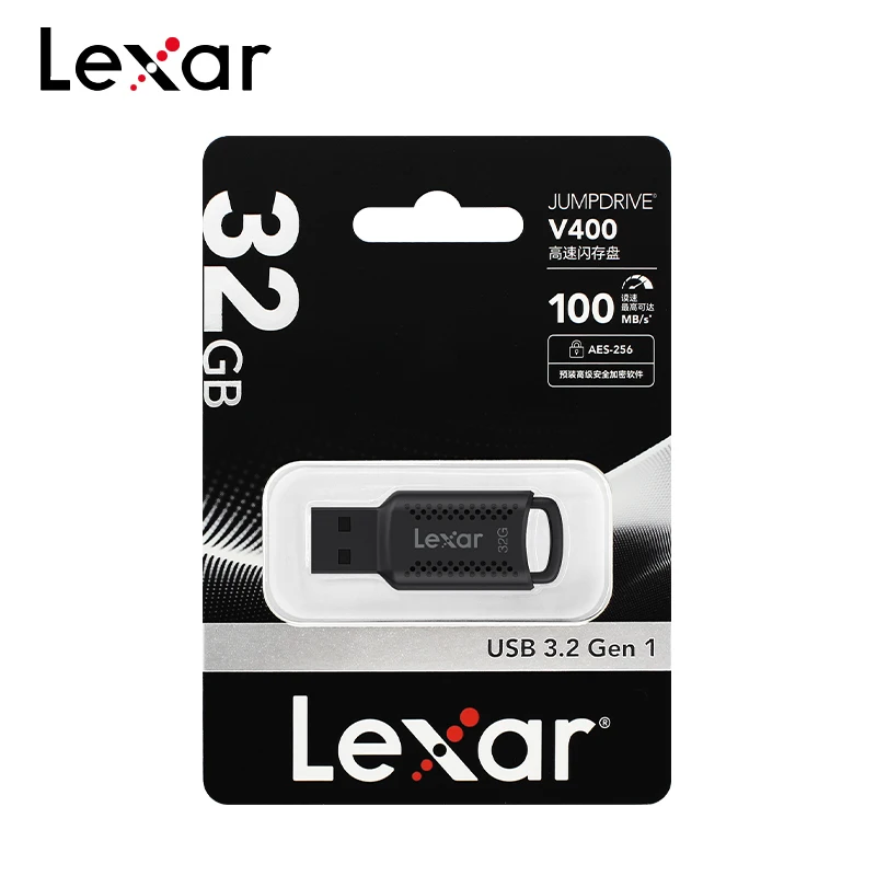 Lexar USB3.2 V400 Flash Pen Drive 32GB 64GB 128GB Up to 100Mb/s Memory Stick for Computer Original U Disk Pendrive usb flash drive flash drive