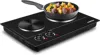 Hot Plate, 1800W Electric Burner Double Hot Plate for Cooking Countertop Burner w/ Temperature Control, Portable | USA | NEW 1
