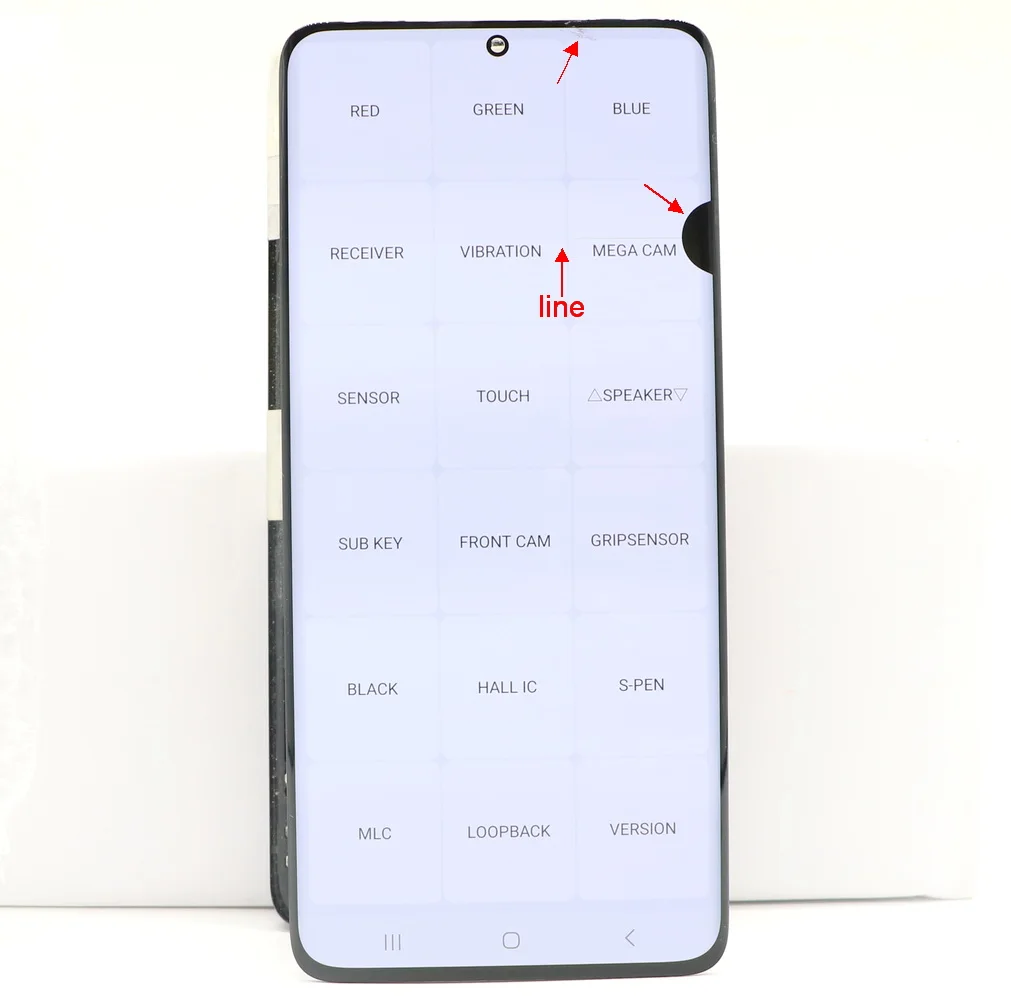 삼성 갤럭시 S21 울트라 5G G998B G998U G9980 교체용 AMOLED 디스플레이 터치 스크린 디지타이저 어셈블리, 결함 있음