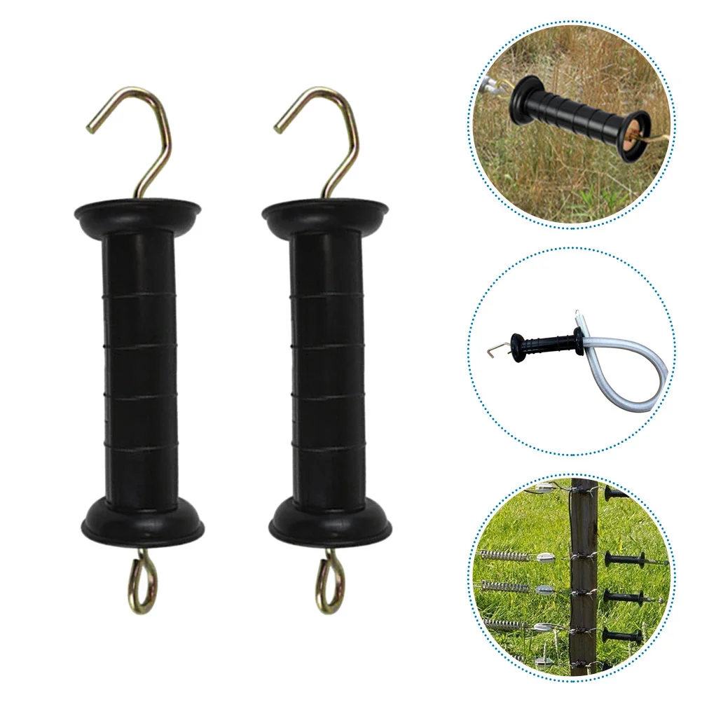 Wire Mesh Fence Gate Handle for Fences Electric Door Accessories Insulated Handles Repair Tool fence gate handle 2 Pcs