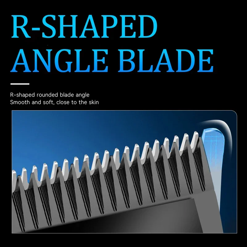 Kemei KM-PG1071 Professional Hair Clipper Rechargeable Cordless Hair Clipper Electric Hair Clipper Kit Men's Fade Hair Clipper