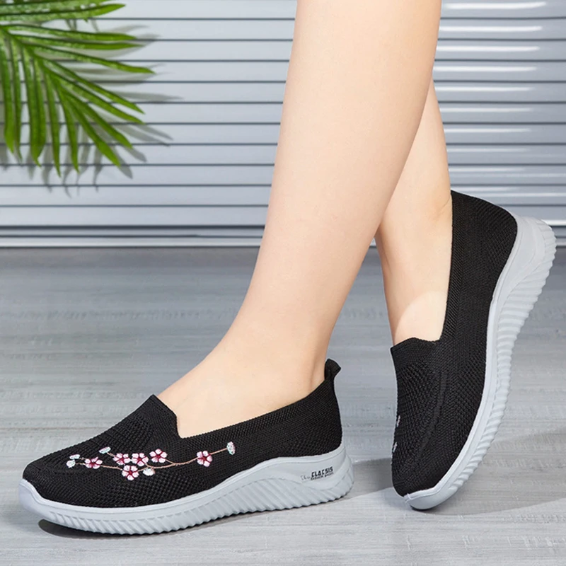 Chaussures Baskets Femme Maille Orthopédiques à Plateforme - Respirantes Et Confortables Pour Sport Et Quotidien