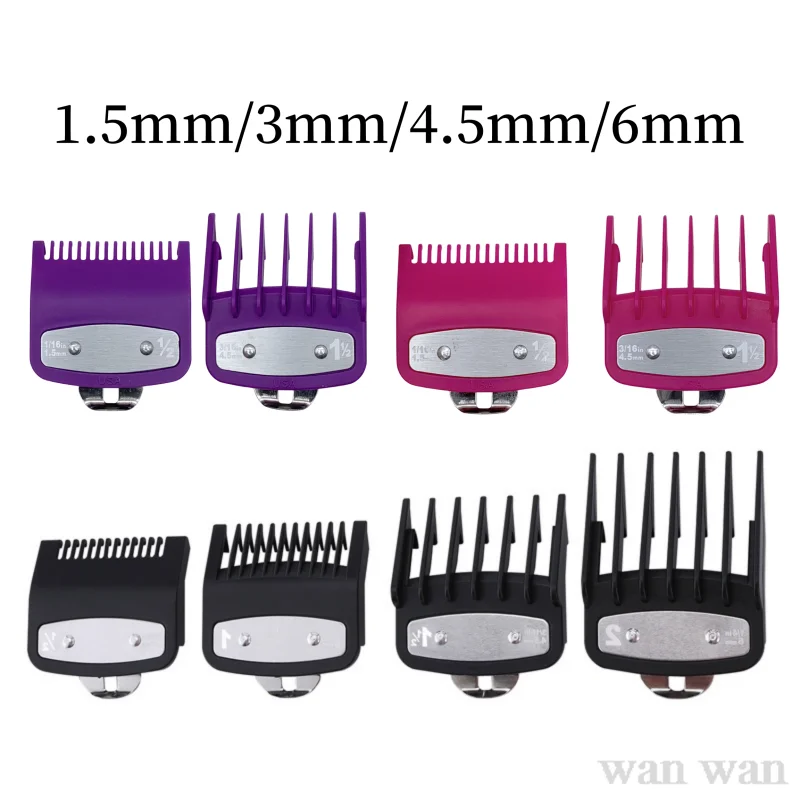 1.5mm 3mm 4.5mm 6mm Limit Comb For Wahl Electric Clipper Hair Clippers Guard Barber Shop Professional Cutting Guide Comb Y0731 2