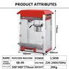 Commercial Popcorn Machine, 1.5KW with Compact Size, Suitable for Cinema Shopping Malls Small Popcorn Maker 2