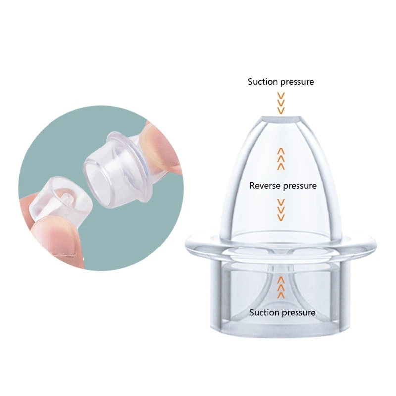 Infants Nose Aspirator Mouth Suction Newborns Booger Remover Manual Suction Tool