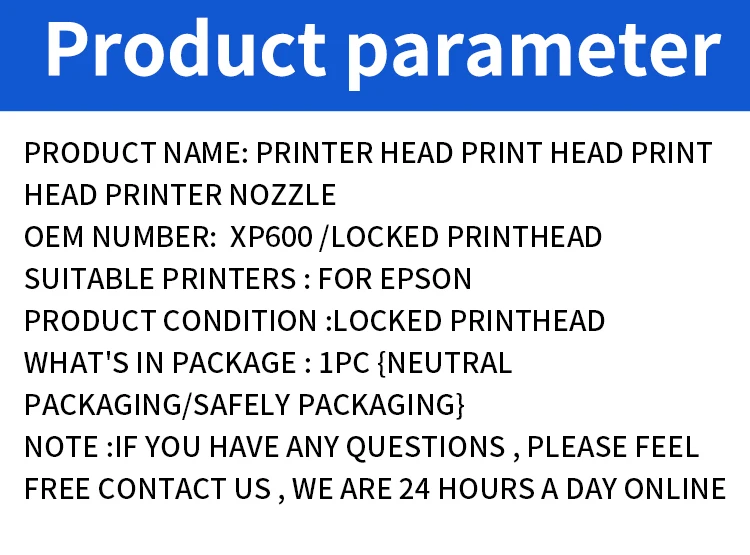 Description Picture 2 of itemEpson FA09050 printhead UV print head for XP600 XP601 XP610 XP700 XP701 XP800 XP801 XP820 XP850 Chinese Photo UV Printer