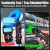 Noyafa NF-8209S Network Cable Tester LCD Display Cable Tracker Poe Checker Detect Length Measure Fault Distance Crimping Test 4