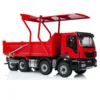 8x4 RC Metal 1/14 Hydraulic Tipper Truck Dump Car Model with Flip-over Cover Light Sound System Motor Servo ES CRC Toy TH23539 2