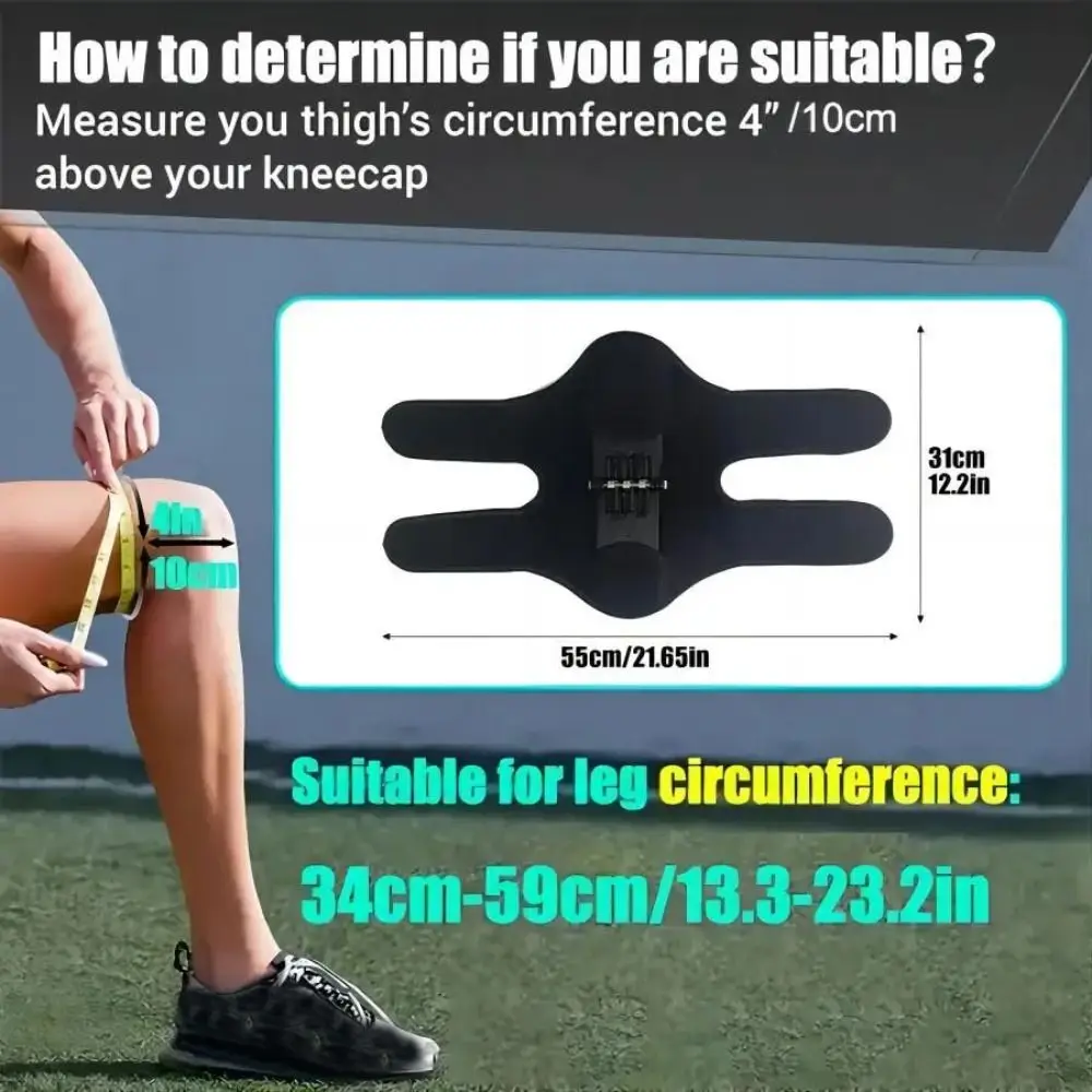 1Pair with Powerful Rebound Springs Knee Assistive Device Breathable Adjustable Knee Protection Booster Non-Slip