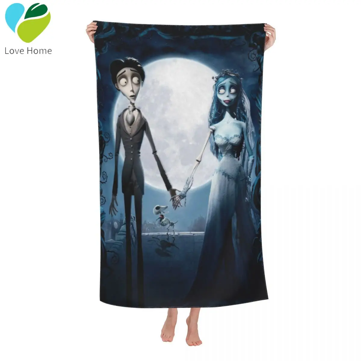 

Corpse Bride Victor Super Soft Microfiber Bath Beach Towel Quick Drying Halloween Horror Scary Movie Bathroom Sports Towels