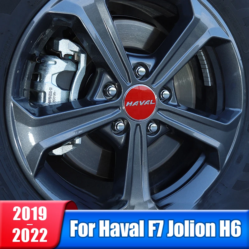 

For Haval F7 F7X Jolion H6 3th gen 3rd 2019 2020 2021 2022 4pcs Car Wheel Hub Caps Center Cover Decoration Badg Logo Accessories