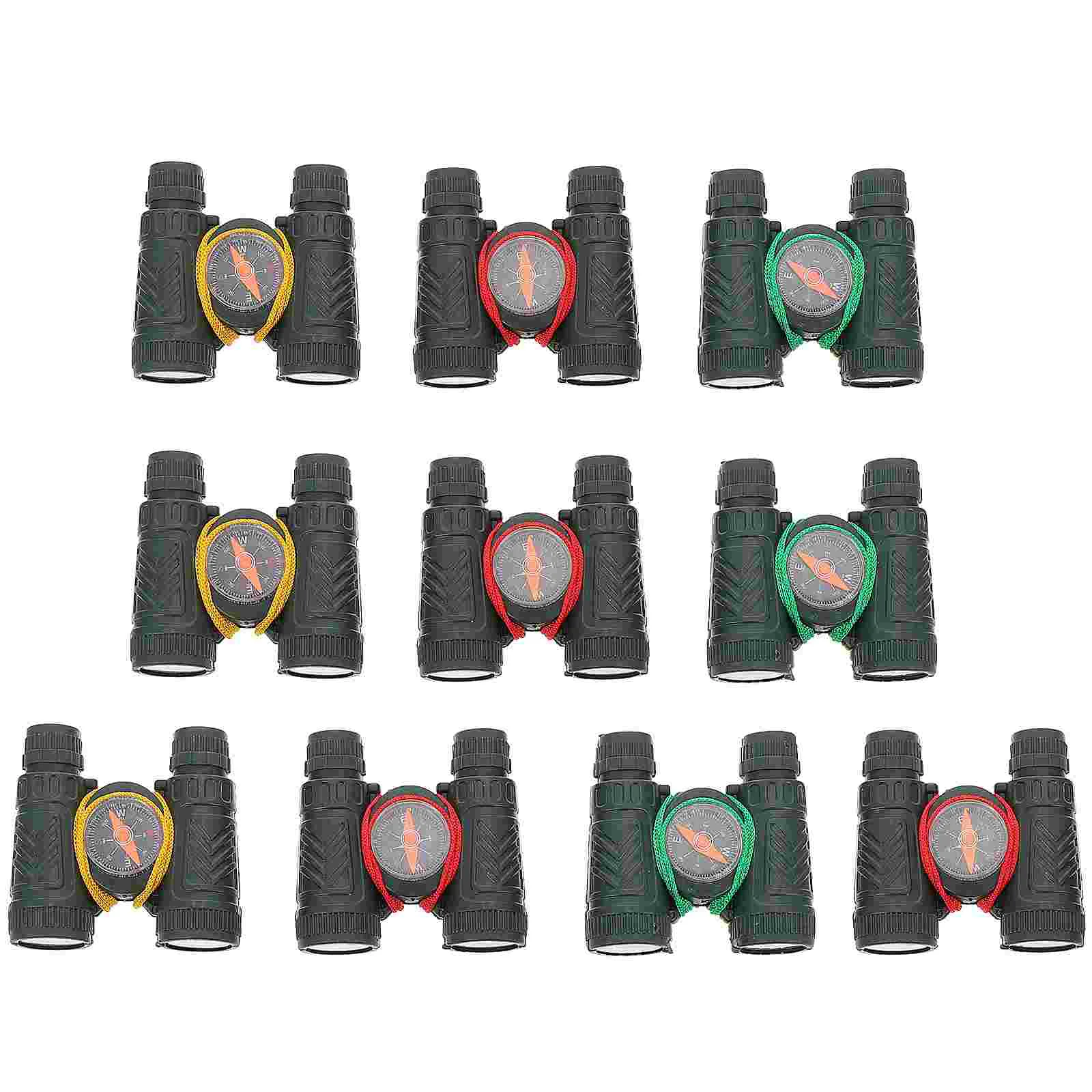 

10 PCS Toy Small Plastic Container Mini with Compass Climbing Sightseeing Children Outdoor Hiking