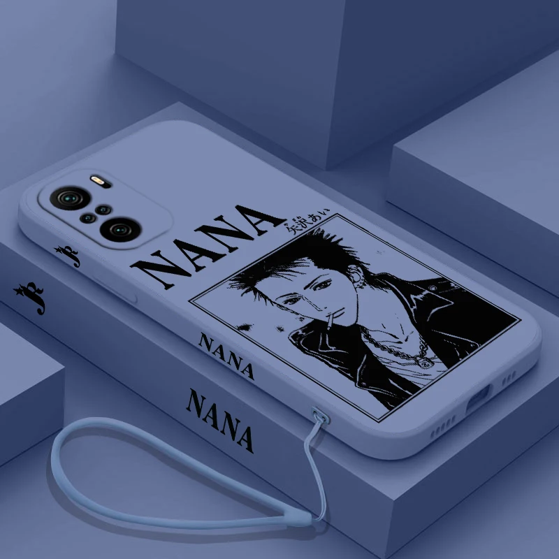 thumbnail image 1 of Funda de teléfono de Anime NANA Fashion para Xiaomi Redmi Note 13 12 12Pro 11 11S 11T 10S 10 Pro Plus 5G Liquid Left Rope, 1 of 5