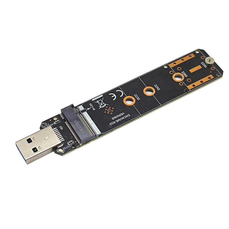 

USB3.2 GEN2 10Gbps To NVME Protocol M.2 Hard Disk Box To a Port Realtek RTL9210 Card Opening