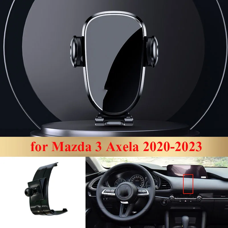 

For Mazda 3 Axela 6 Atenza CX4 CX5 CX8 CX30 Atez Enclave 2014 - 2023 Car Mobile Phone Holder Navigation Bracket Air Outlet Clip