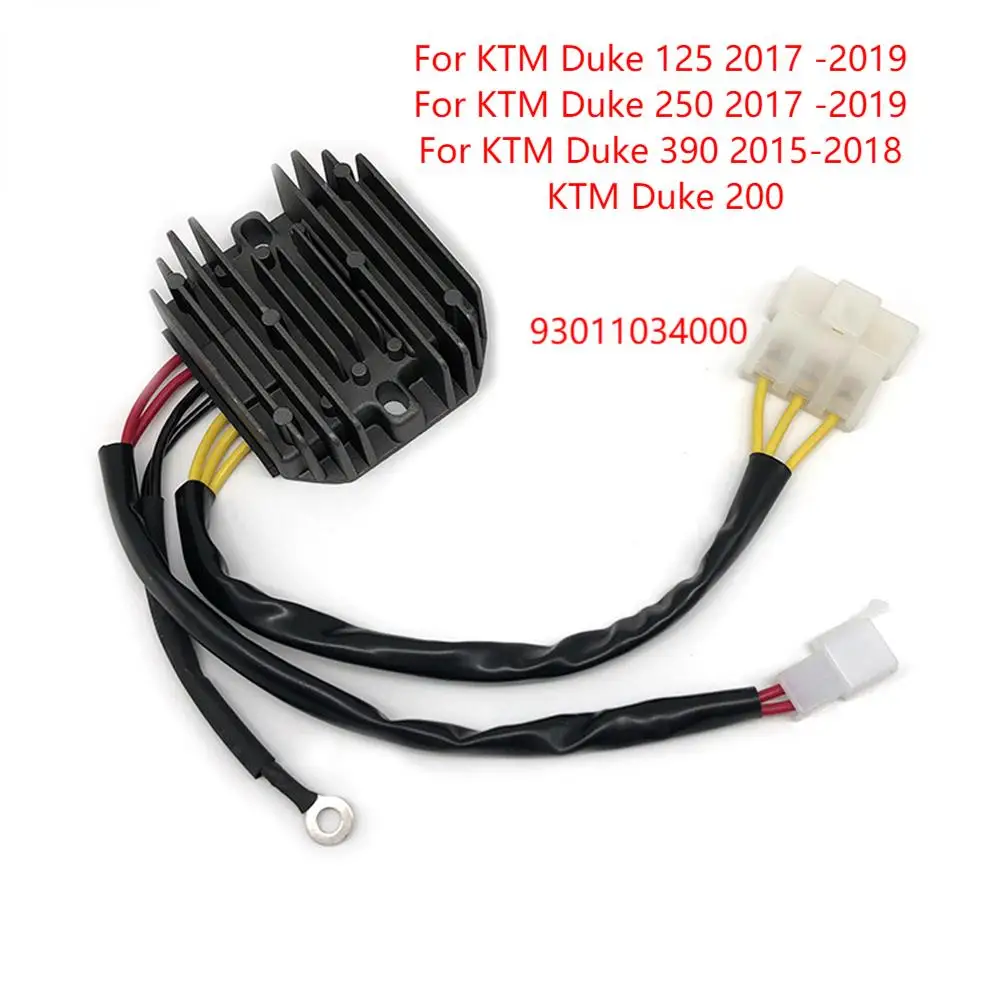 

Motorcycle Regulator Rectifier Voltage For KTM Duke 125 250 2017 2019 Duke 390 2015-2018 93011034000 KTM Duke 200