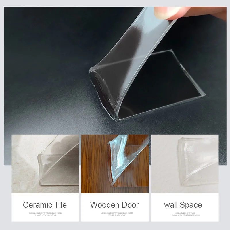 Enhanced Nano Double Sided Adhesive Tape - Strong, Transparent, Waterproof, Traceless Acrylic Tape
