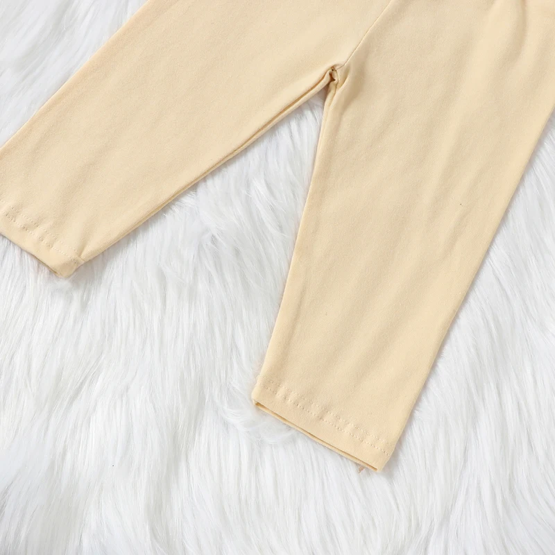 Focus norm 0-3y schöne Baby Mädchen Jungen Kleidung setzt Fleece Kurzarm Kapuze Stram pler Hosen Fuß bezüge für Halloween-Party – Detail 8
