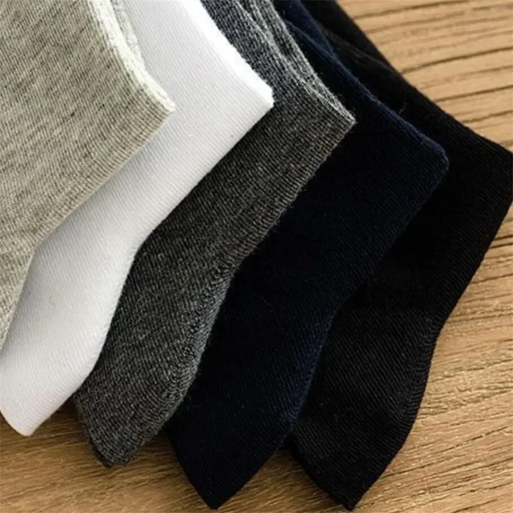 

Mid Color Combed Cotton Tube Male Men Autumn Size 5 Business 39-45 Plus Socks Warm Formal Long for Solid Winter Pairs/lot