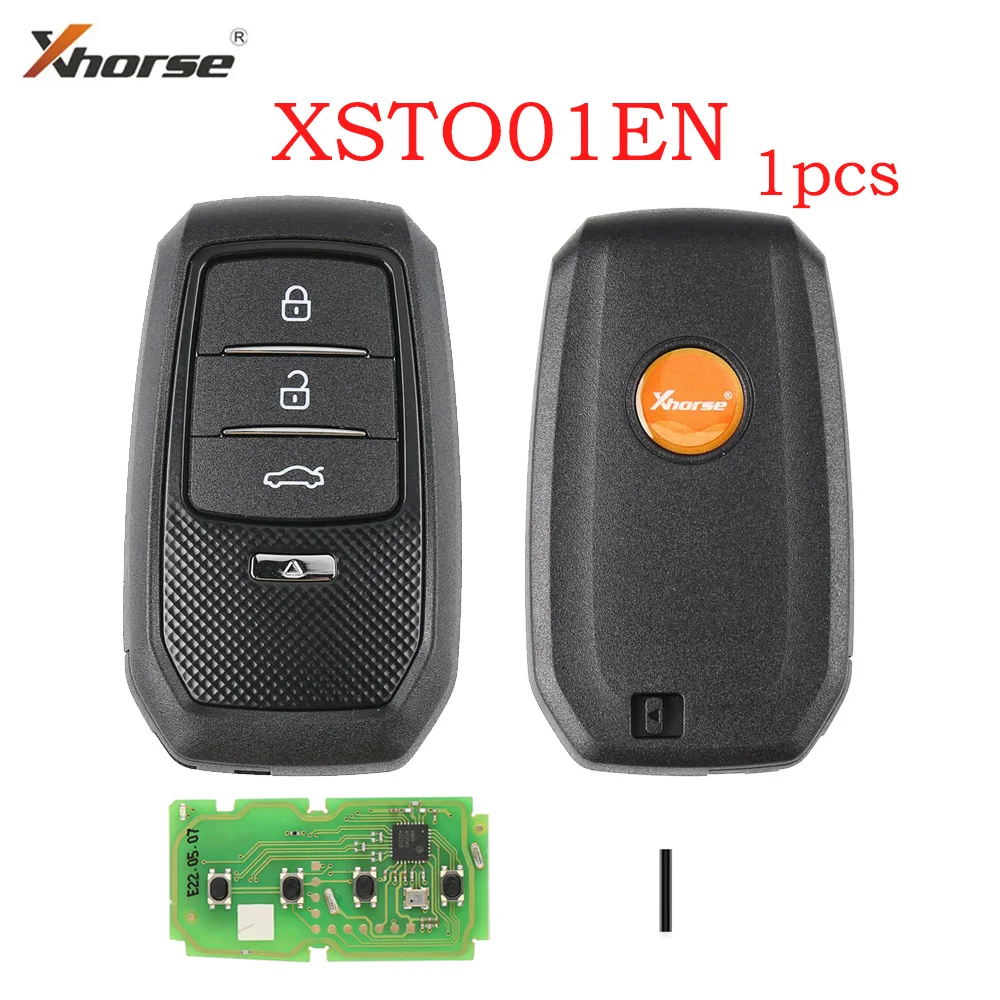 

1pcs/lot Xhorse XS Smart key XSTO01EN TOY.T for Toyota XM38 Smart Key with Key Shell Support 4D 8A 4A Global version XSTO01EN