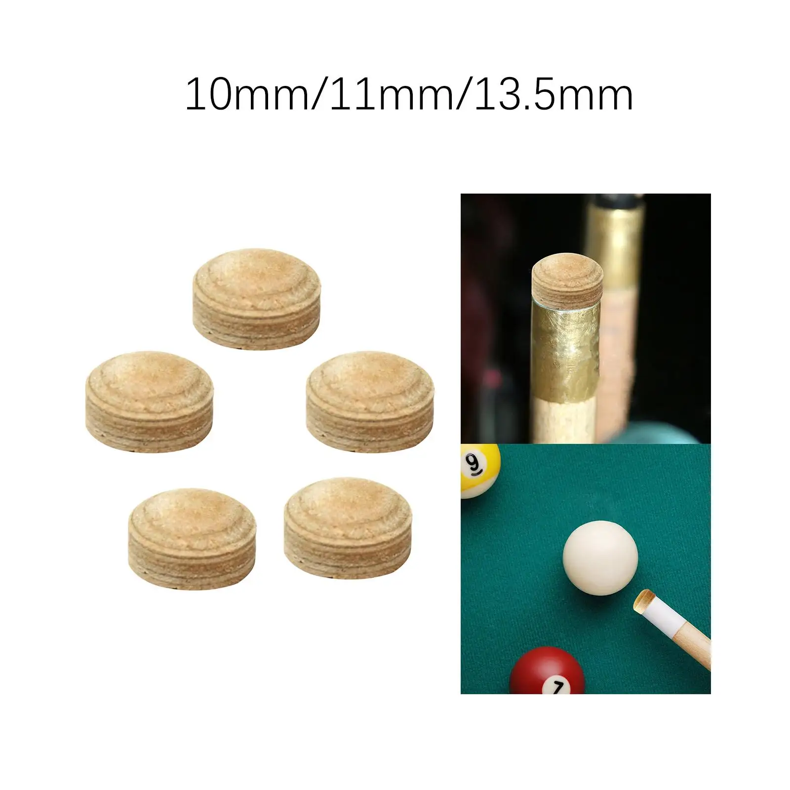 Billiard Cue Tips Accessories Billiard Game Protector 5 Pieces