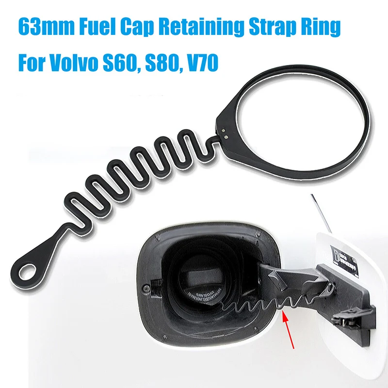 

31336424 черный бензиновый топливный колпачок, кабель, ремешок для Volvo S60/S80/V70/XC70 2000 2001 2002 2003 2004 2005 2006 2007 2008