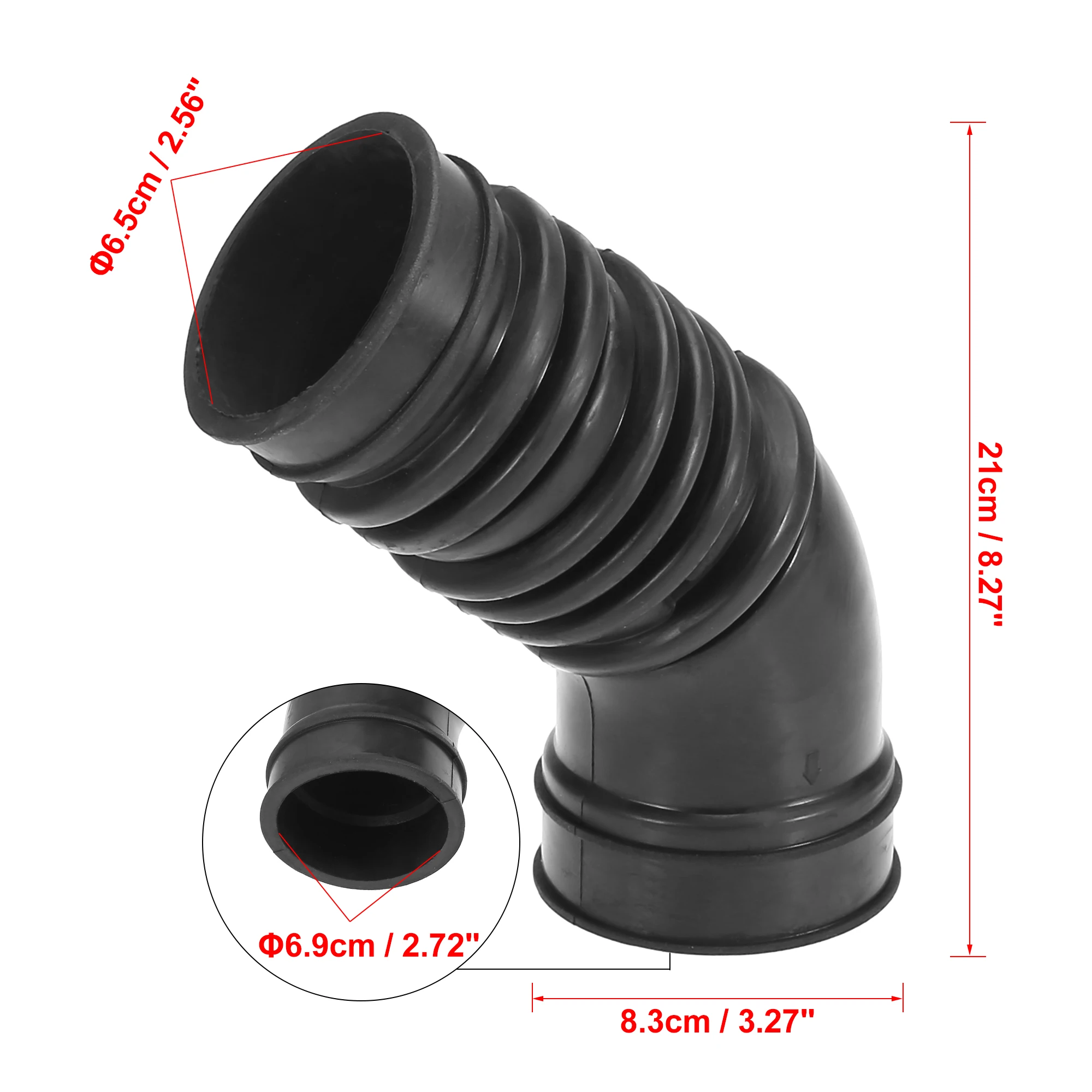 UXCELL Car Air Intake Hose Tube for Toyota Pickup 1989-1995 for Toyota 4Runner 1990-1995 2223135030