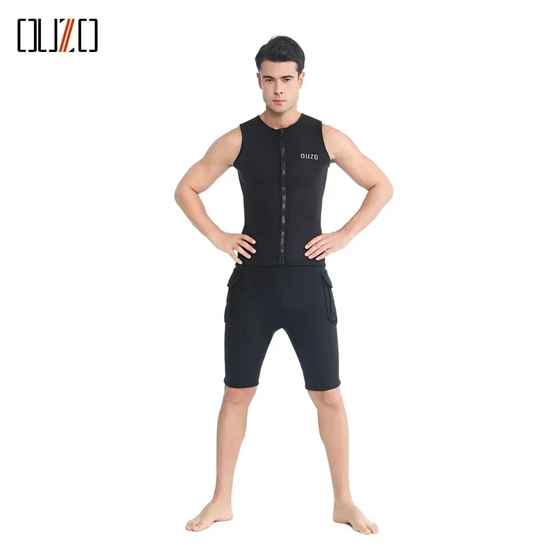 Wetsuit 3mm Diving Vest CR Super Elastic Velvet Warm Men's and Women's Surfing Beach Sailing Skills Diving Shorts