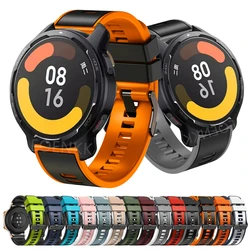 Wrist Strap For Xiaomi Mi Watch S1 Active/Pro/Color 2/S2 42 46mm Silicone Sport Bracelet Watchband For Garmin Venu 2/2 Plus Band