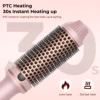Curling Iron Brush PTC Heated Thermal Brush Ceramic Hair Curler Hot Brush Create Loose & Volume Curls Heating Hair Styling Brush 3
