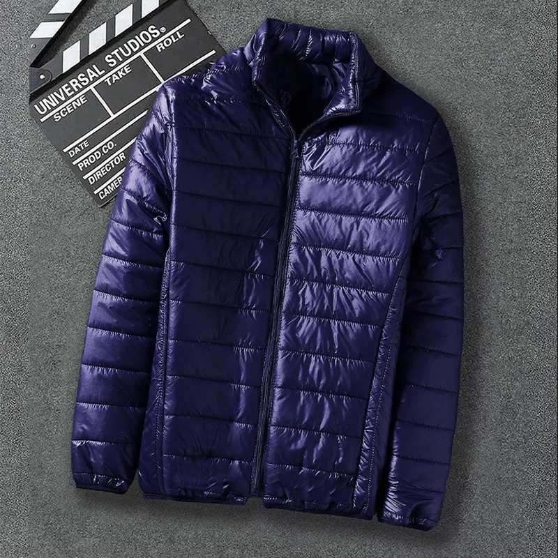 Фото Nueva chaqueta de plumon de moda masculina chaqueta de algodón Thermal y ligera necesaria al aire Free en Winter №3