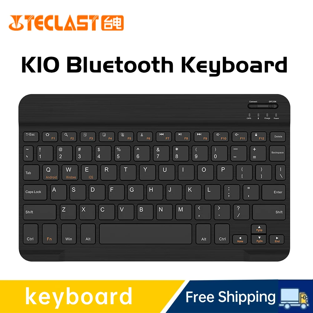 Teclast 오리지널 K10 블루투스 키보드, 윈도우, 안드로이드, IOS 시스템용, 노트북, 태블릿, 스마트폰, 무선 키보드, USB