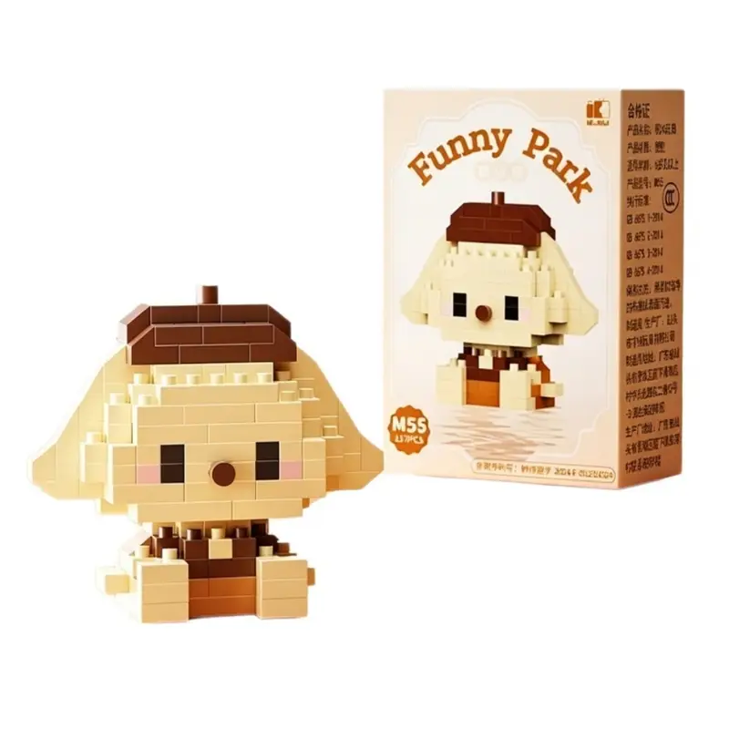 99 style SANRIO Hello Kitty Building Blocks Cartoon Figures Kuromi Bricks My Melody Children's Assembly Toys Cinnamoroll Gift - Image 29