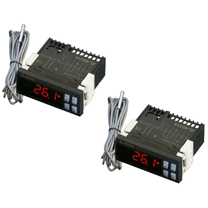 

AFBC 4X LILYTECH ZL-6231A, Incubator Controller, Thermostat With Multifunctional Timer, Equal To STC-1000, Or W1209 + TM618N