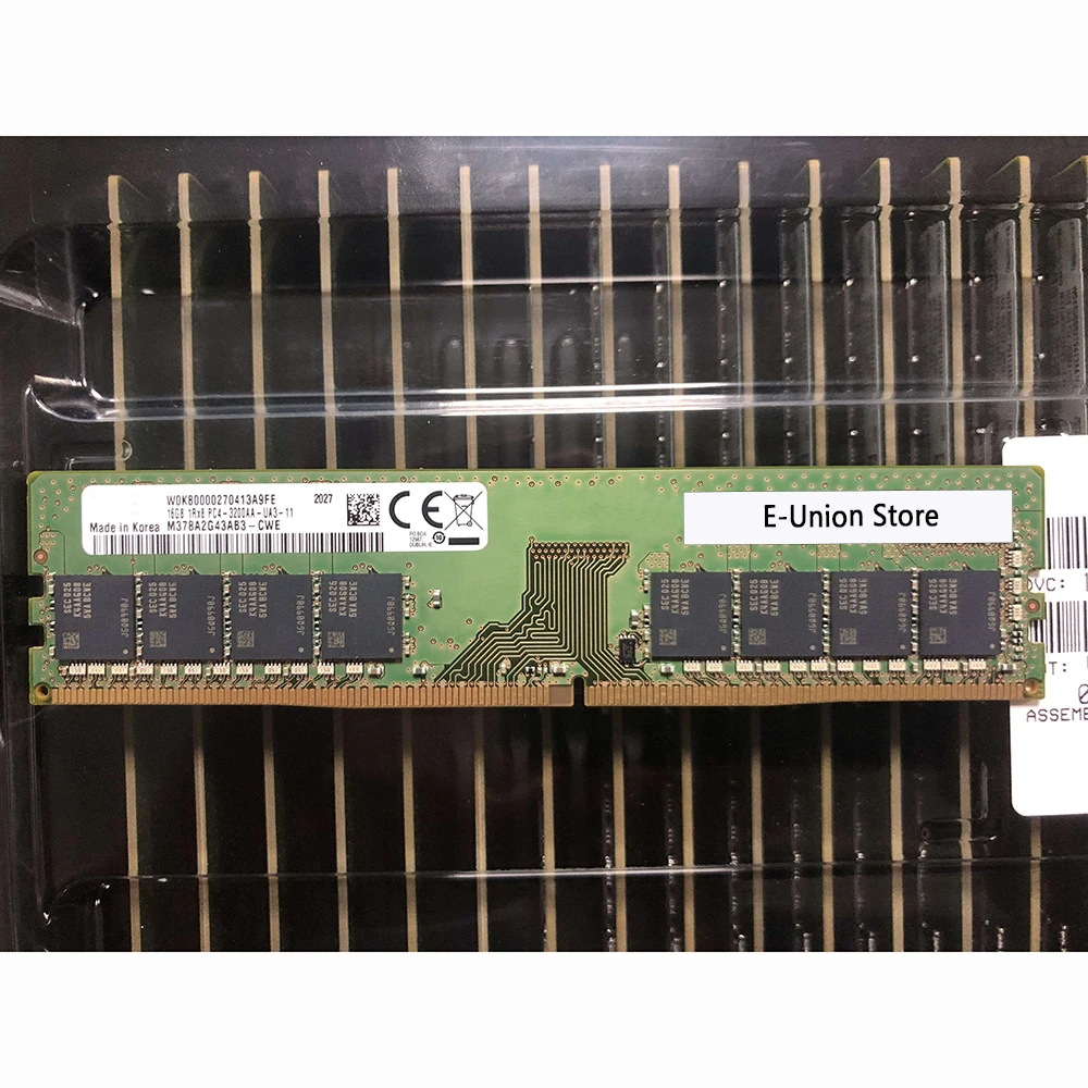M378A2G43AB3-CWE RAM 삼성 16GB DDR4 3200MHz 1R × 8 PC4-3200A-U 데스크탑 메모리 완벽하게 빠른 배송