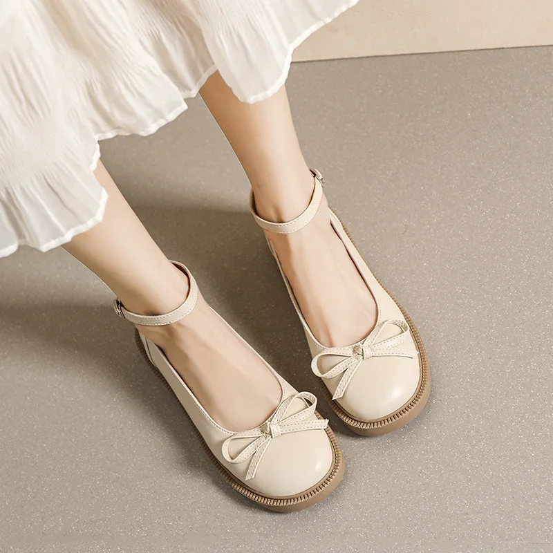 

Женские туфли-оксфорды на платформе, повседневные кроссовки с круглым носком и мехом, лоферы на плоской подошве в британском стиле, 2024