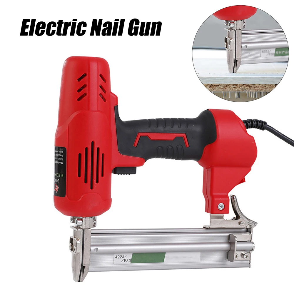 

Electric Nailer and Stapler, Furniture Staple Gun for Wood Frame, Carpentry, Woodworking, Construction Tools, 2600W, F30