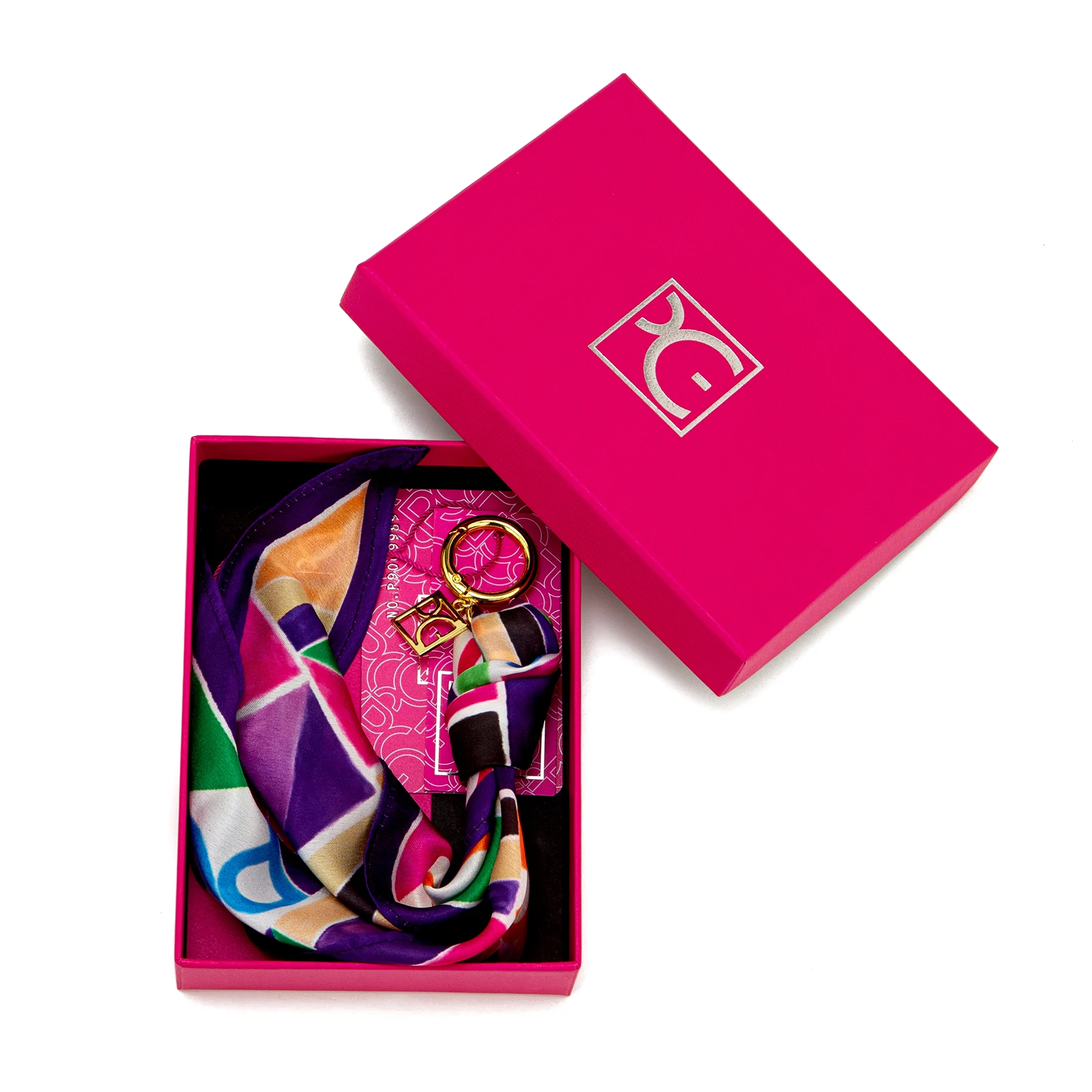 Silk Scarf Pendant Accessory View 4