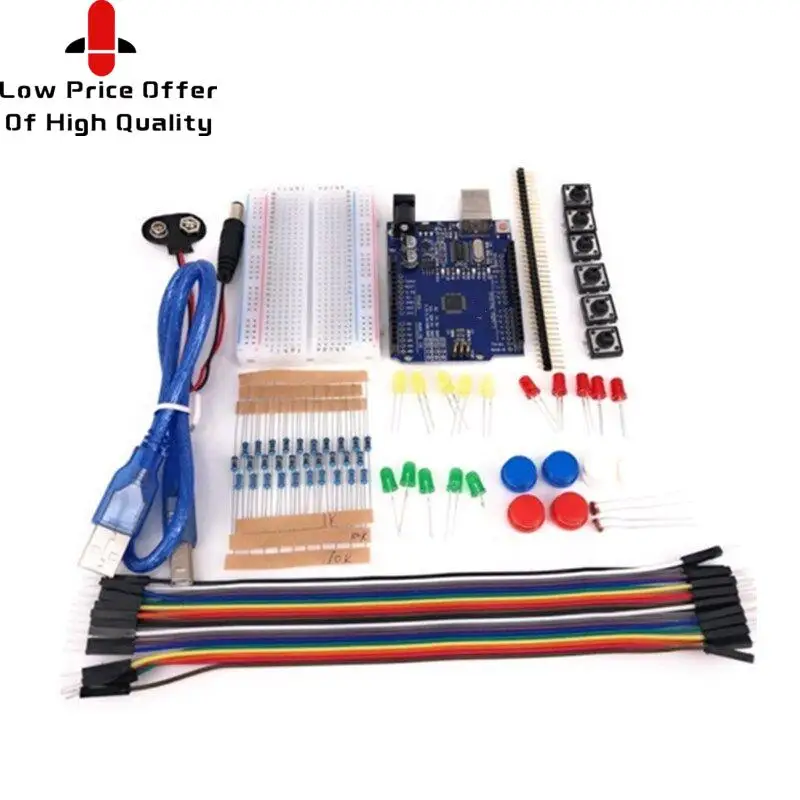 Стартовый комплект для UNO R3 миниатюрная макетная плата светодиодный