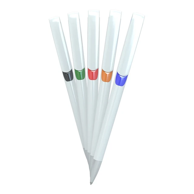 Sublimation Pens Blank Ballpoint Pen Shrink Wrap White Aluminum