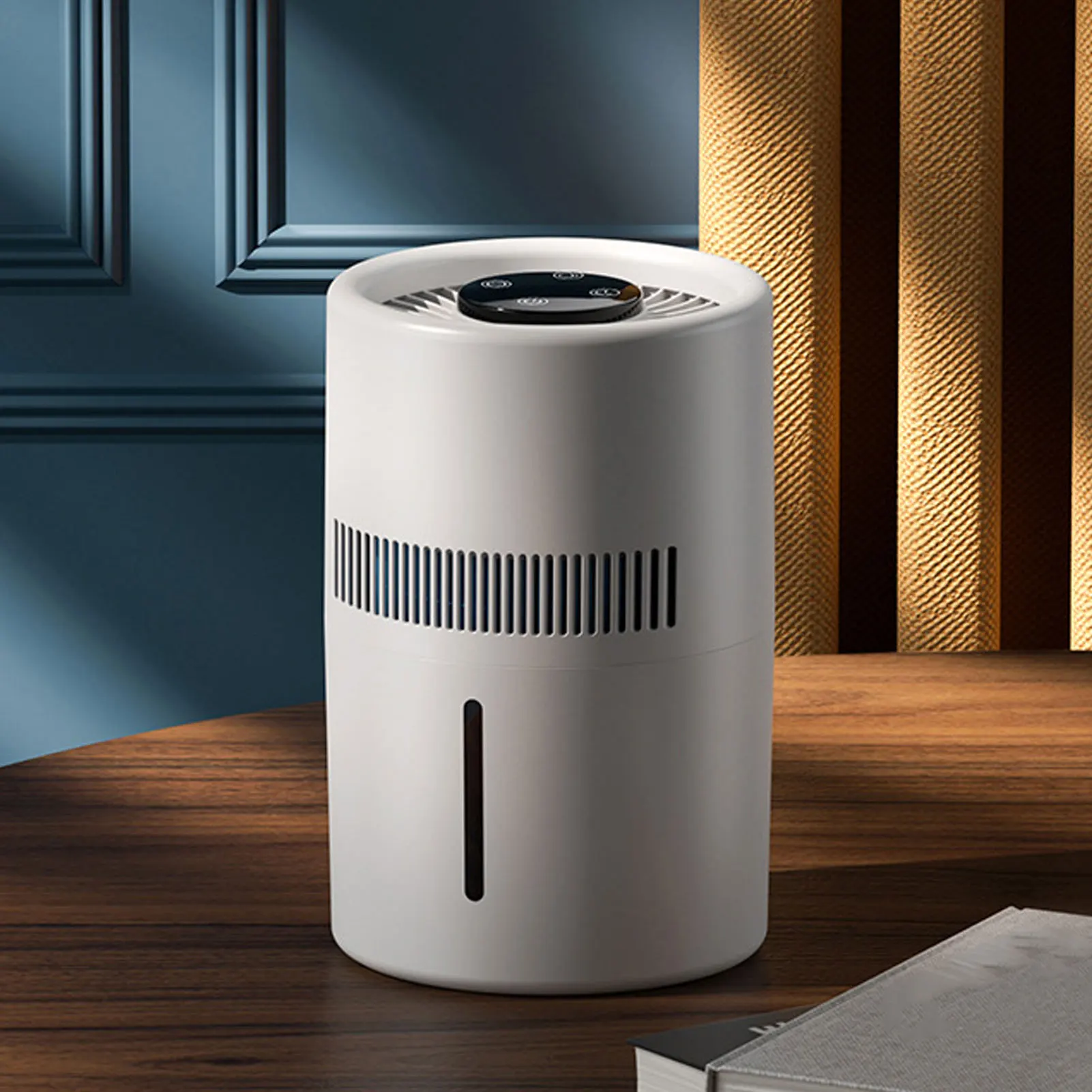 Air Purifier and Humidifier 2 in 1 5W 4L Water Tank Quiet Humidifier Desktop Air Purifier for Office Bedroom Nursery 5
