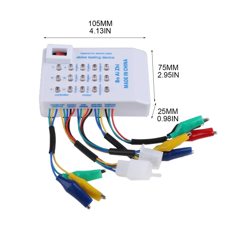 24V/36V/48V/60V/72V Electro Car E-Bike Scooter Brushless Motor Controller Tester Quick Powered Spared Device 6