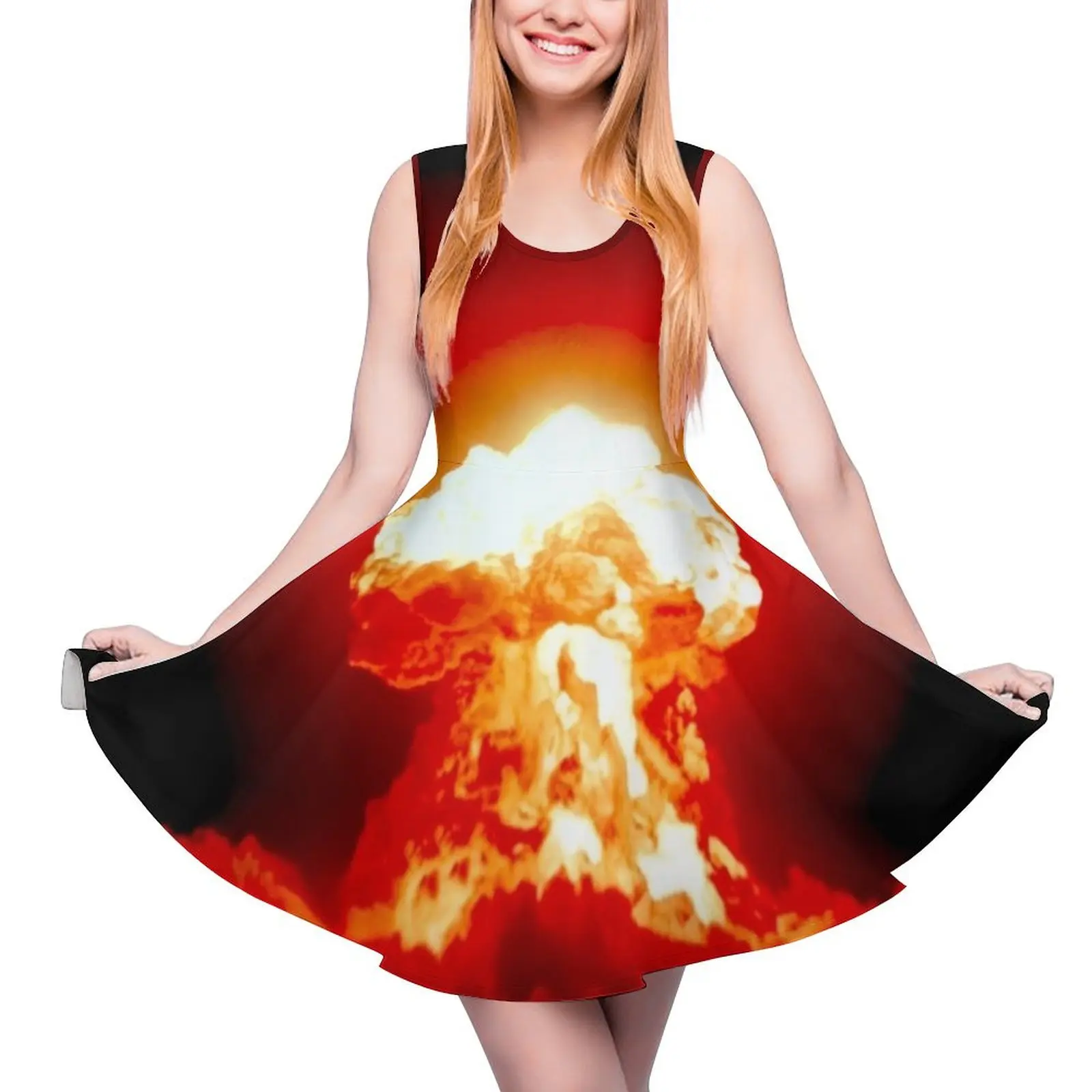 

Mushroom cloud Round Neck Dress Bride dresses luxury evening dresses for women 2024