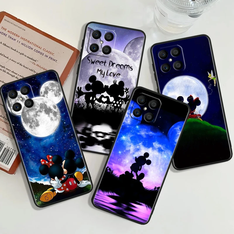 

Disney Mickey Minnie For Honor V20 10i 10X 9S 9X 9C 9A 8X 8C 8A 7S 7C 7A Magic 5 Lite Pro MAX Black Soft Phone Case