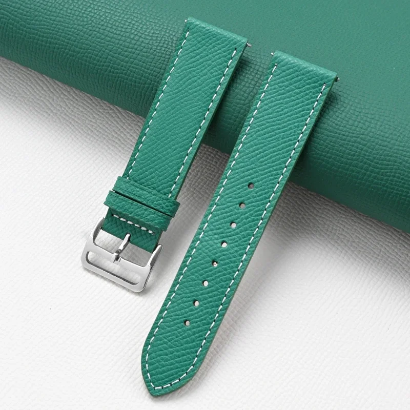 جلد طبيعي حزام برتقالي أخضر عالمي الرجال النساء ري...