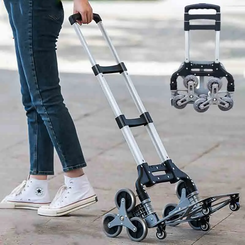 150KG All Folding Cart Multi purpose Trolley with Wheels Aluminum Alloy