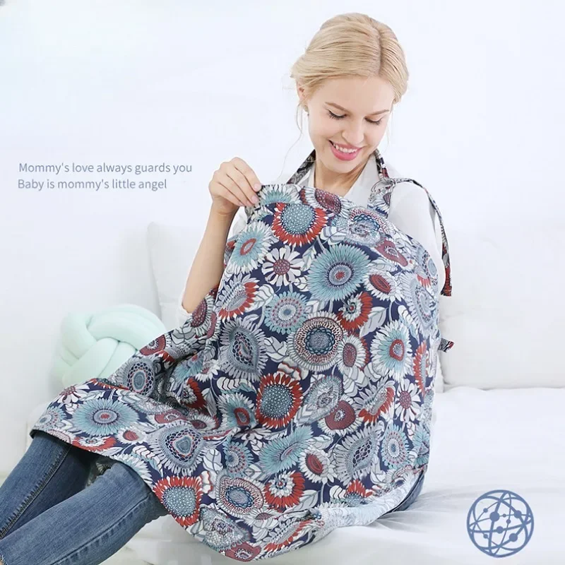Cotton Breastfeeding Cover Baby Feeding Nursing Covers fashion Nursing Apron Outdoor Privacy Cover Mother Cloth