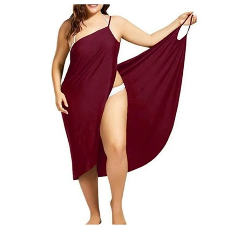 Robe Femme Dress For Women Sling Beach Dresses Sarong Cover Up Warp Pareo Backless Cross Swimwear Female Vestido De Mujer - Image 5