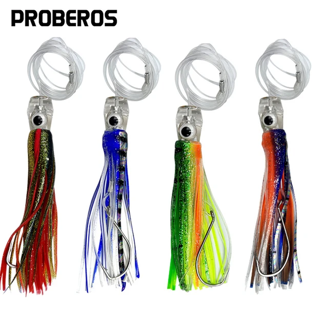 Octopus Skirt Bait Trolling Lure Marlin Tuna Mahi Dolphin Shark Skirts Big  Game Leader Trolling Rigs Deep Sea Fishing Tackle - AliExpress