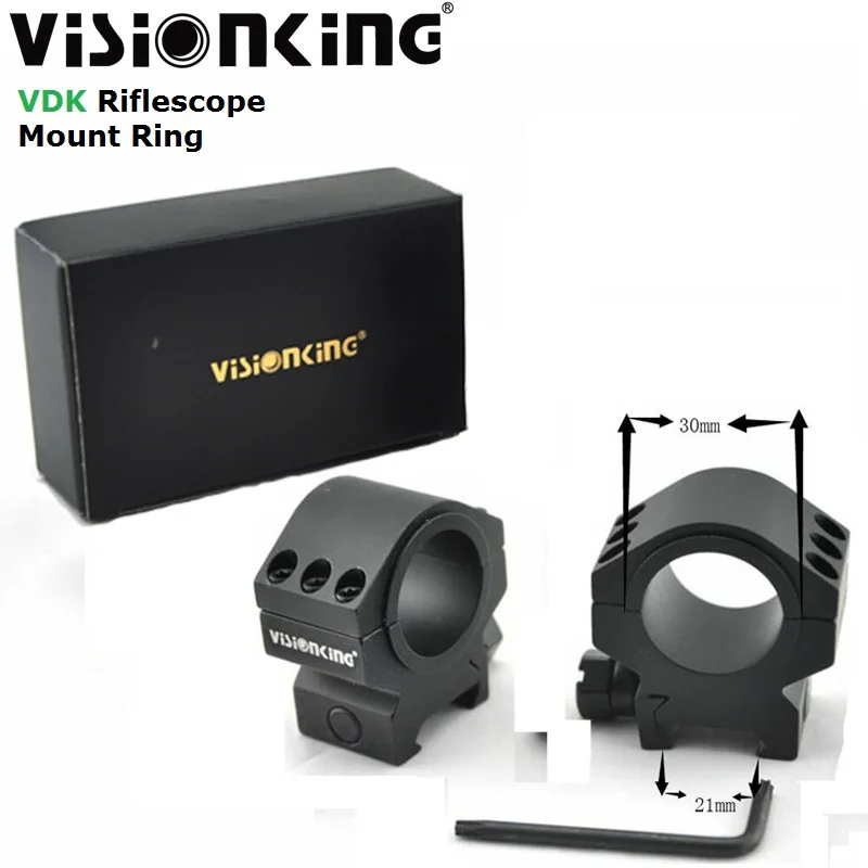

Visionking Riflescope Ring Mount Rifle Scope Picatinny Mount Rings 25.4mm 30mm Mount For .223 .308 .50 Optical Sight Bracket For